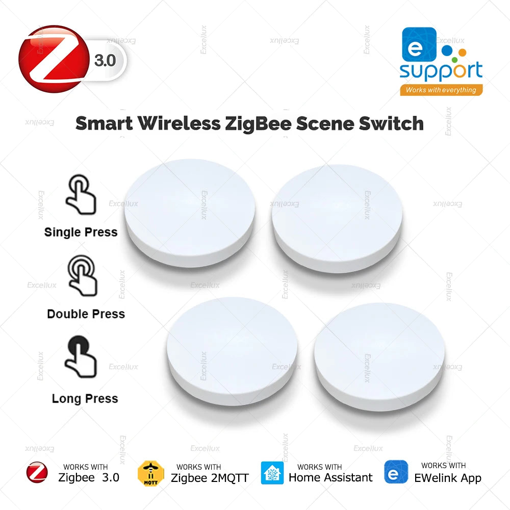 Zigbee 3.0 Wireless Scene Button - Pack Options