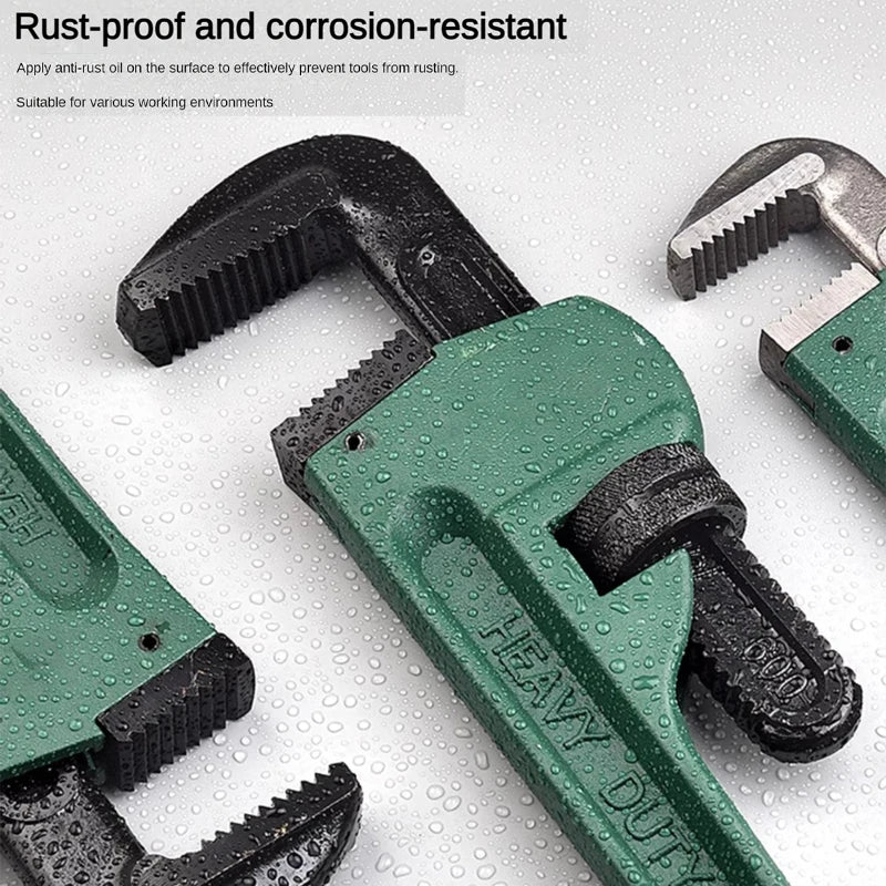 Carbon-Steel Pipe Wrench - Size Options