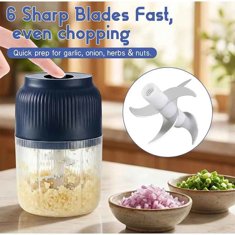 USB-Rechargeable Cordless Mini Food Chopper