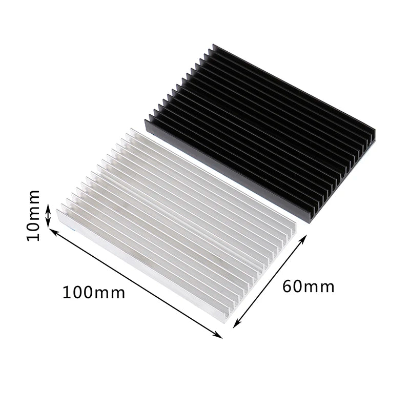 Aluminum Alloy Heatsink 100MM Cooling Pad LED IC Chip Cooler Radiator Heat Sink