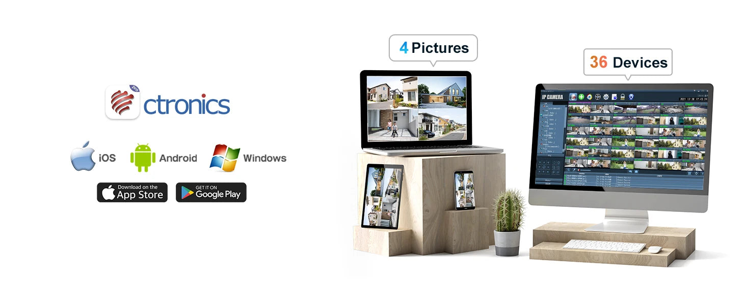4K 8MP Outdoor Security Camera with Smart Tracking