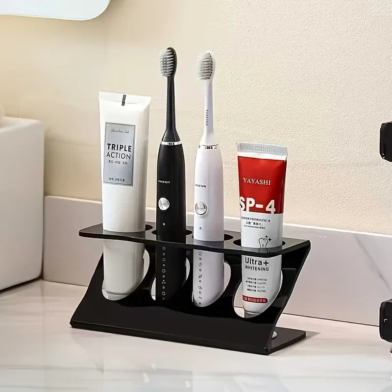 Four-Slot Countertop Toothbrush Holder