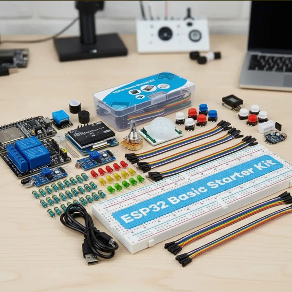 Elektronički DIY kit ESP32 ESP-32S WIFI modul početni kit za ESP32 WIFI razvojnu ploču ESP32 modul kit relej zaslon senzor
