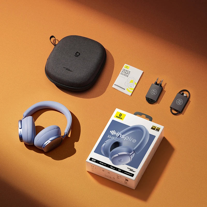 Cuffie Wireless Baseus Inspire XH1 ANC 100 Ore Hi-Res LDAC