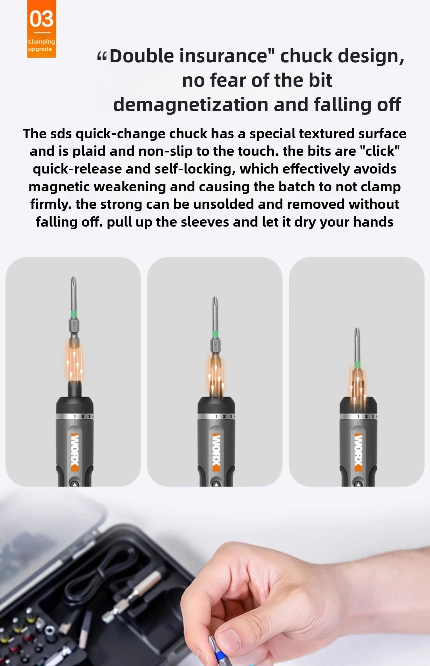 WORX 4V Electric Screwdrivers Set Automatic All-in-one Wireless Precision Screwdriver Household Hand Power Tools WX240 WX242