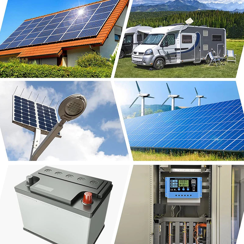Contrôleur de charge solaire PWM 12/24 V - Options de modèle