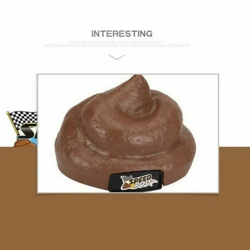 Speedy Remote Control Poop Car Hilarious Joke Prank Toy for Kids Family Fun Great for Gags Parties and Birthday Celebrations