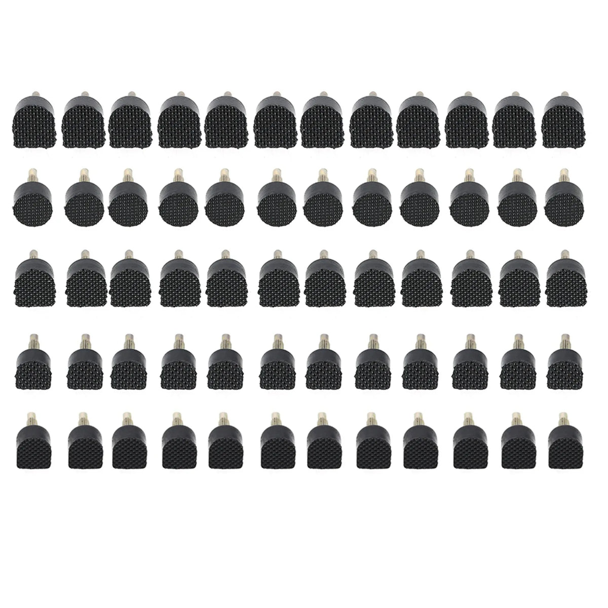 Replacement High-Heel Tips, 60 Pack, Five Sizes