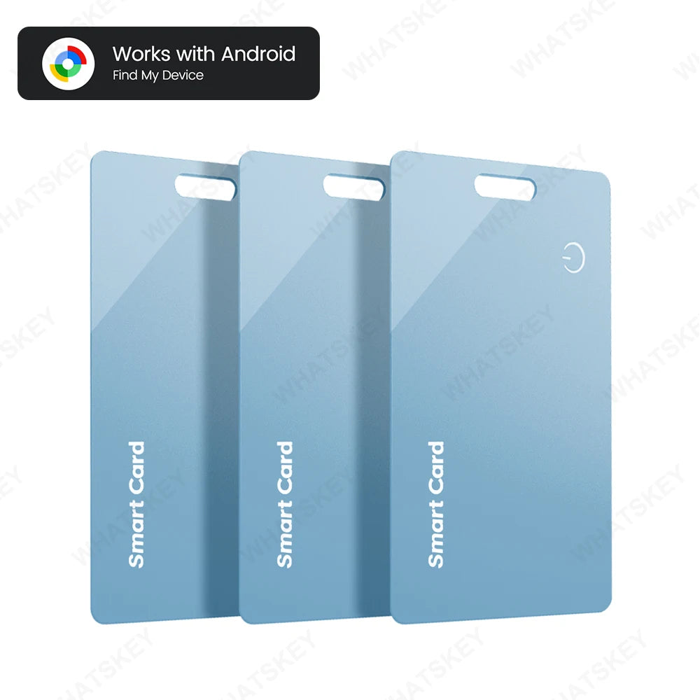 Google Nájsť moju peňaženku sledovacia karta pre Android - ultra tenká Bluetooth smart tag bezdrôtová dobíjateľná pre peňaženku a batožinu proti
