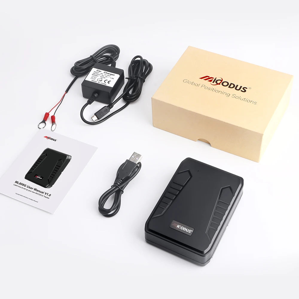 4G MiCODUS GNSS Locator ML808G 10000Mah Magnet Asset GPS Tracker Vehicle Waterproof Geo-fence Lifetime Free APP