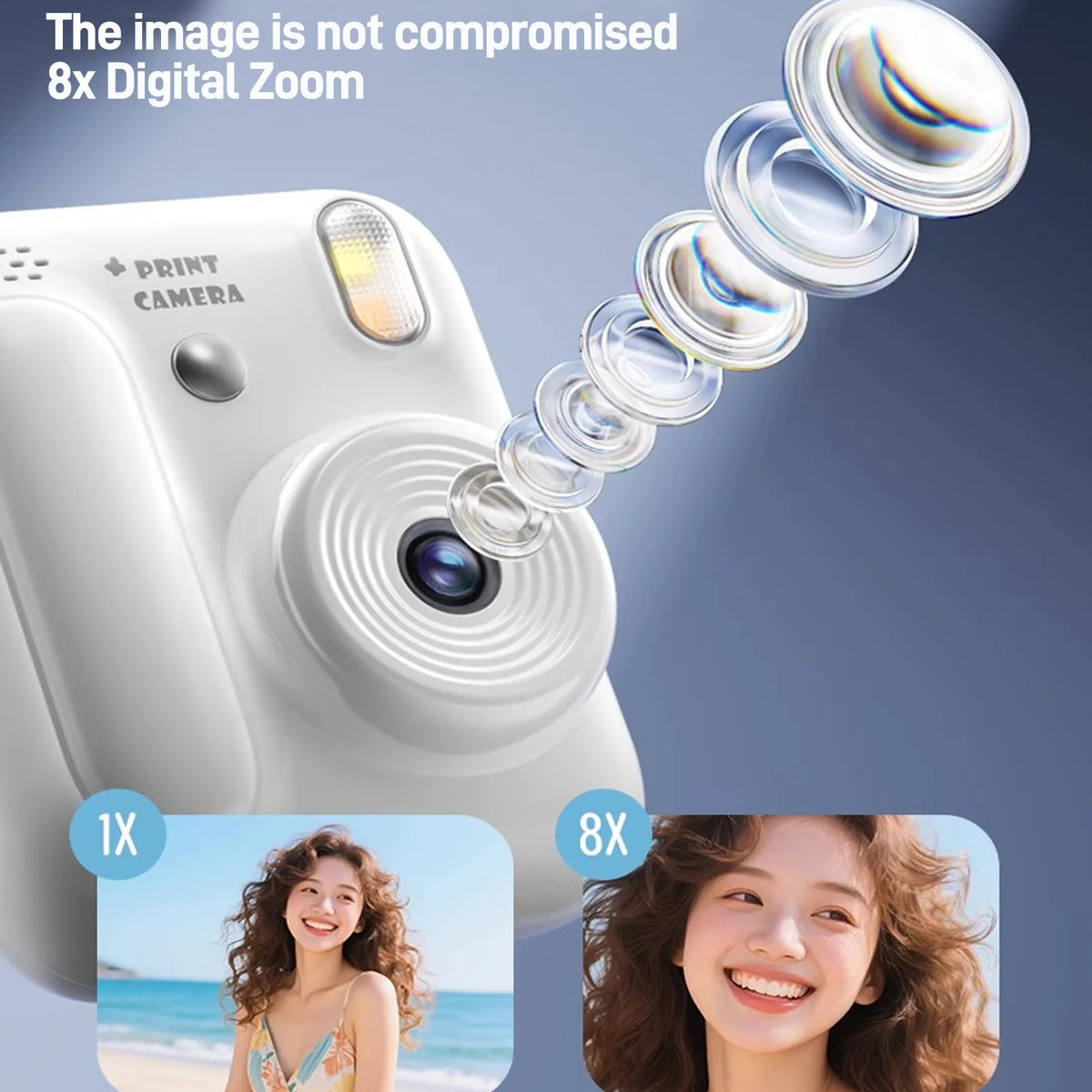 Kids Instant Color Printing Camera 32GB 1080P