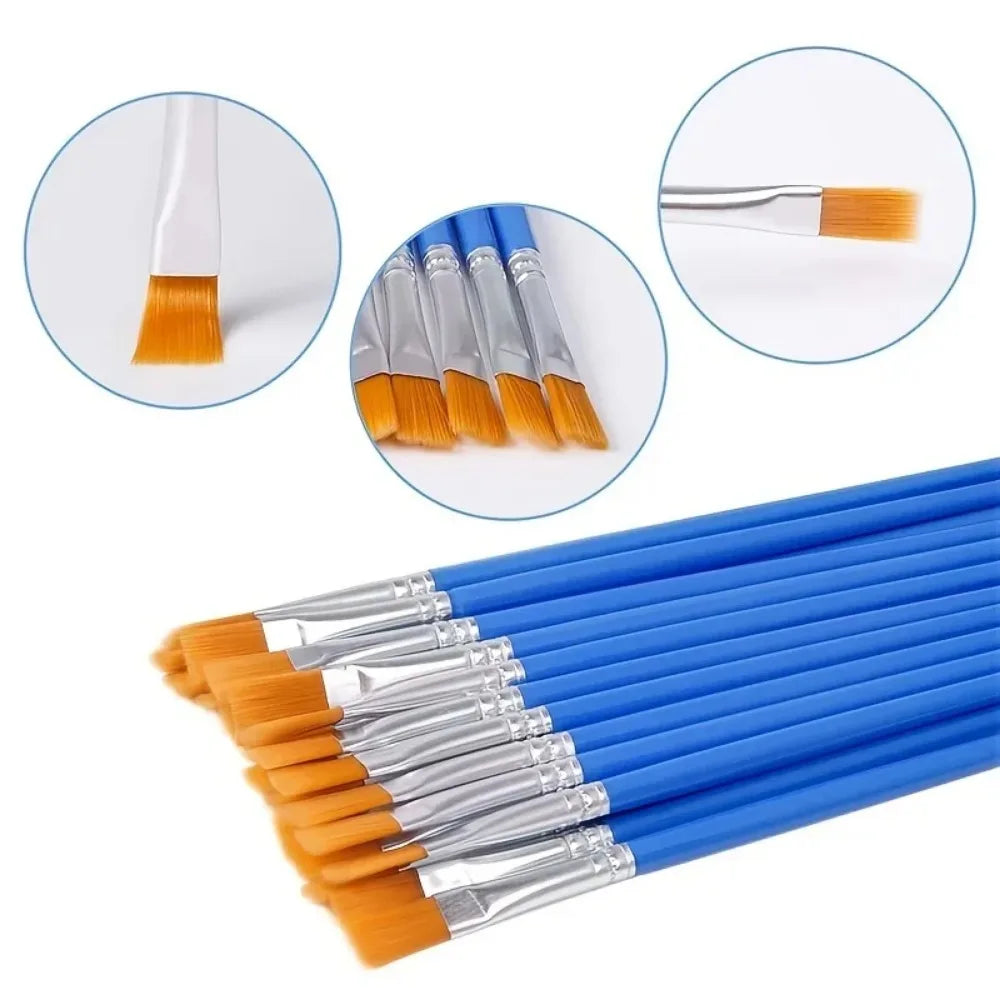 10pcs Multifunctional Artistic Painting Brushes Set