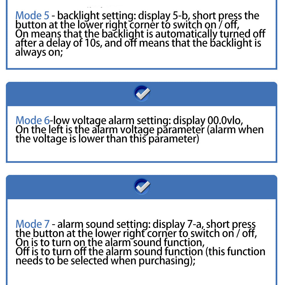 DC8-100V Battery Capacity Indicator LCD Digital Electricity Meter Lead-acid Lithium LiFe PO4 Voltage Tester for Car Motorcycle