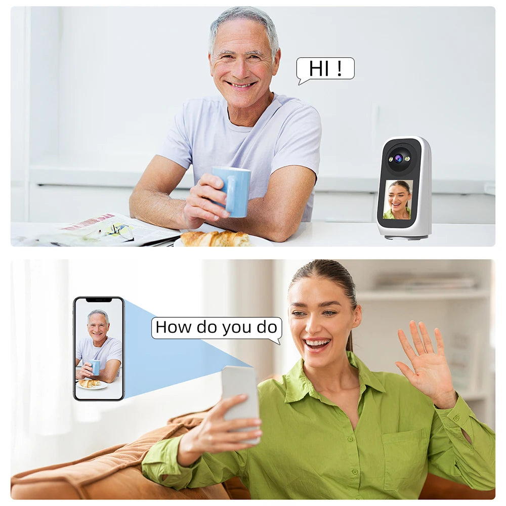 2K 3MP PTZ Baby Monitor with Video Calling and AI Tracking