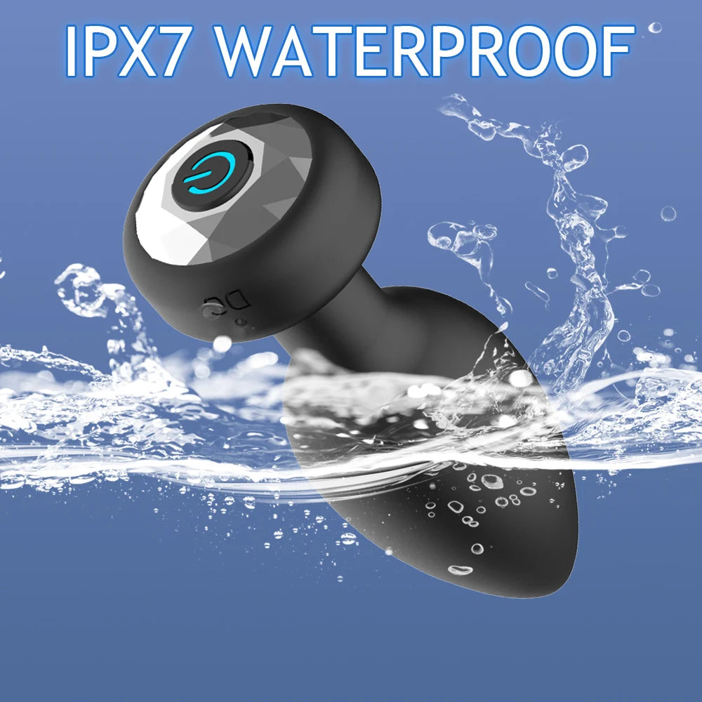 Бездротовий анальний вібратор з керуванням через додаток та 10 режимами