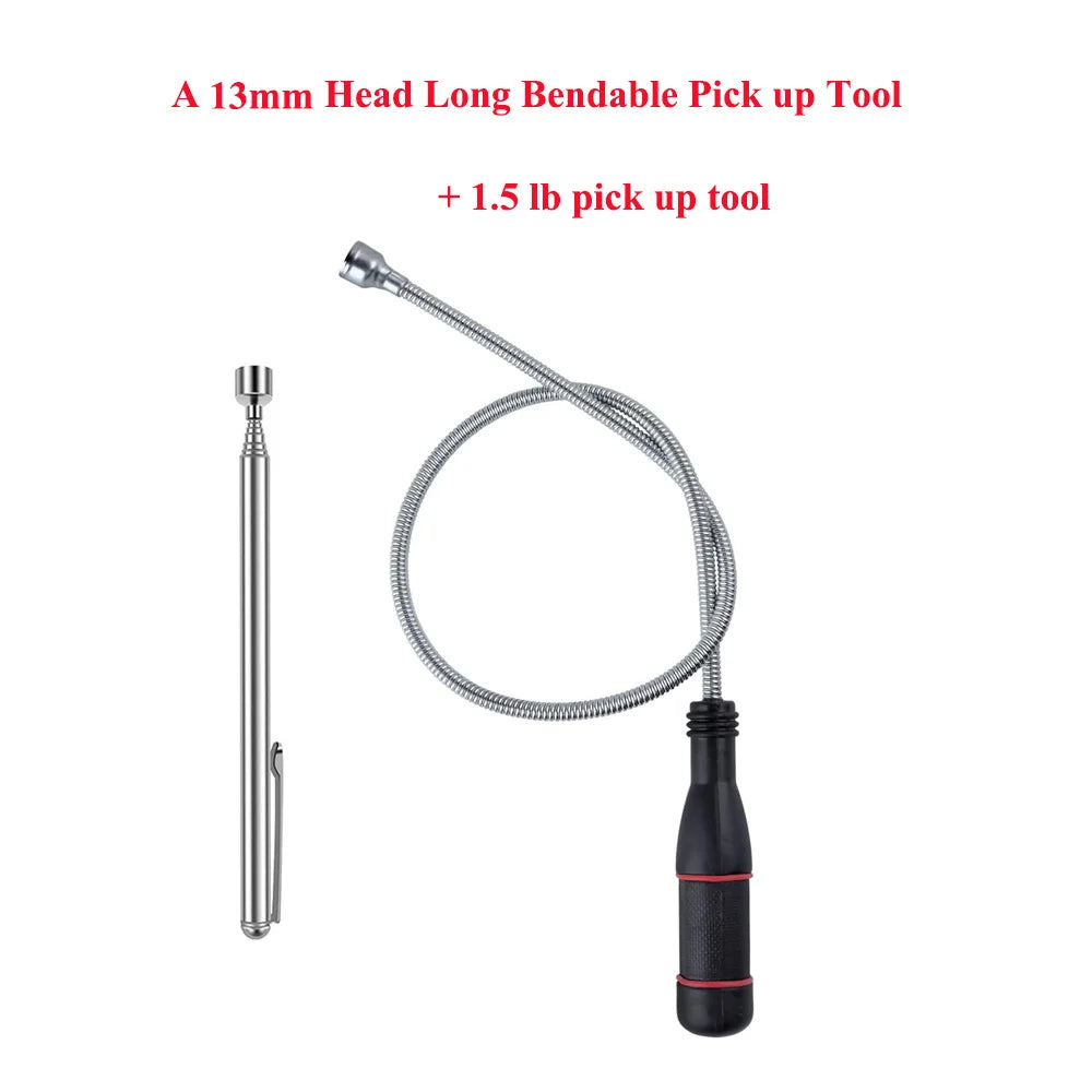 Telescopic Inspection Mirror and Pickup Tool Options