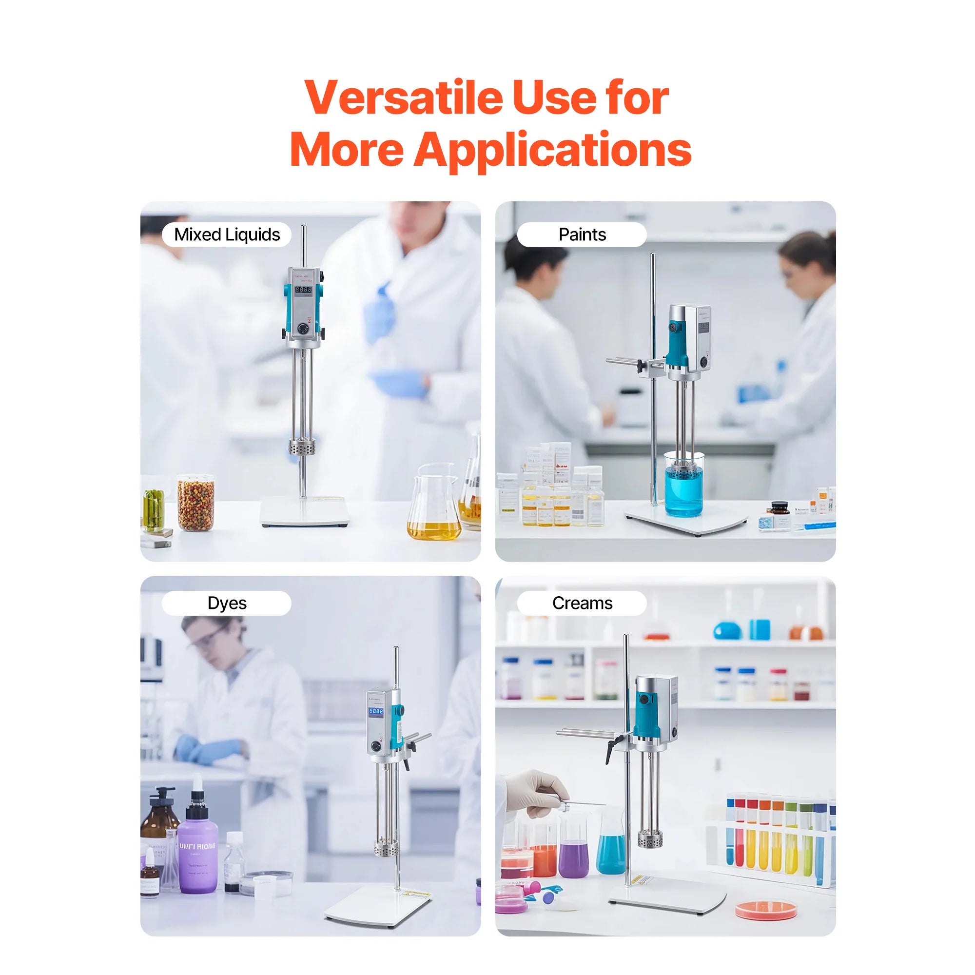 High Speed Laboratory Homogenizer with Digital Display Control