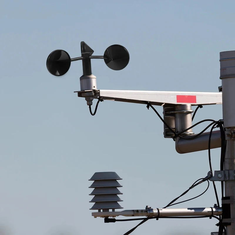 Three-Cup Anemometer Rotor, 150 mm, Black ABS