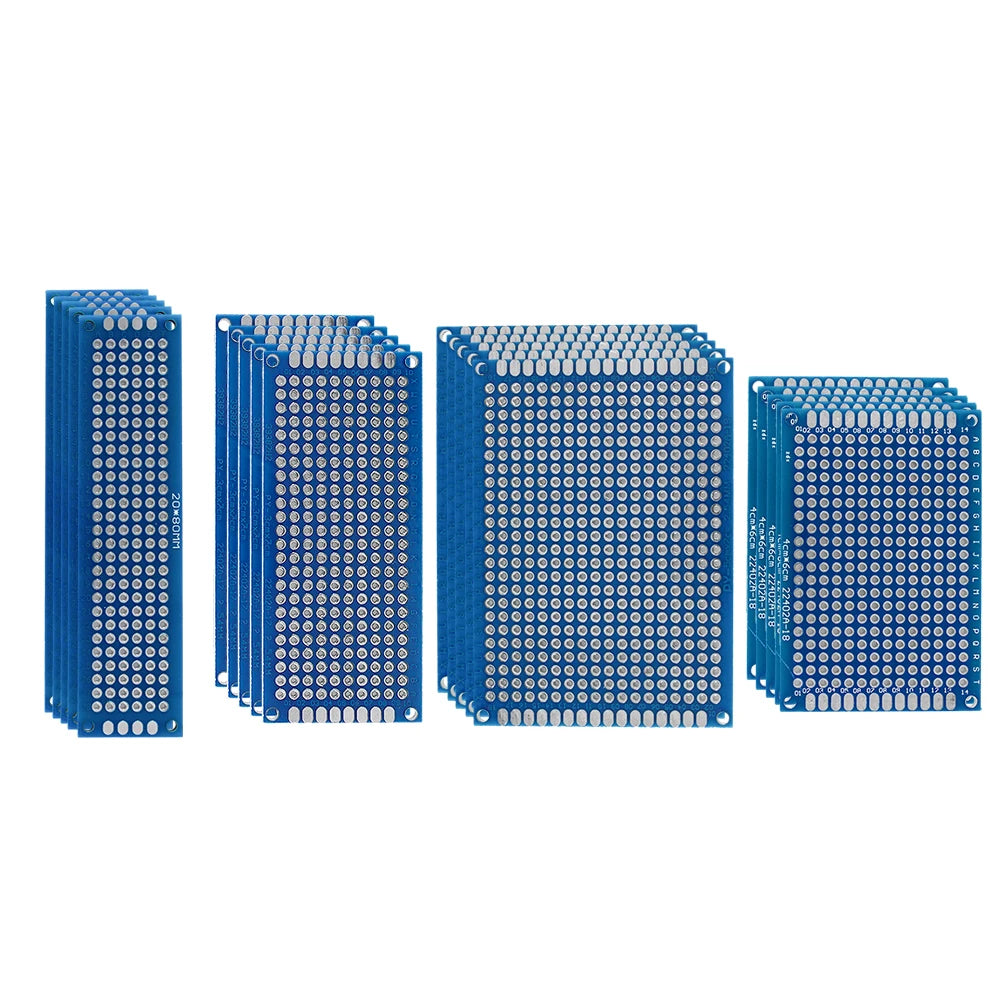 Twenty-Piece Double-Sided Prototype PCB Set