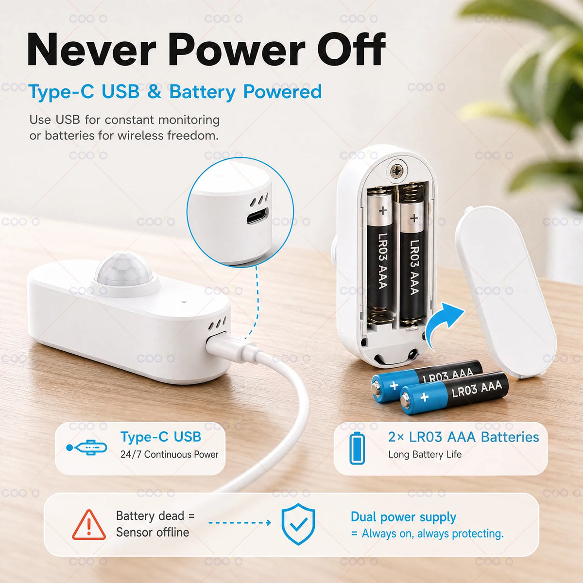 Tuya WiFi Motion Sensor with Optional Climate Readings
