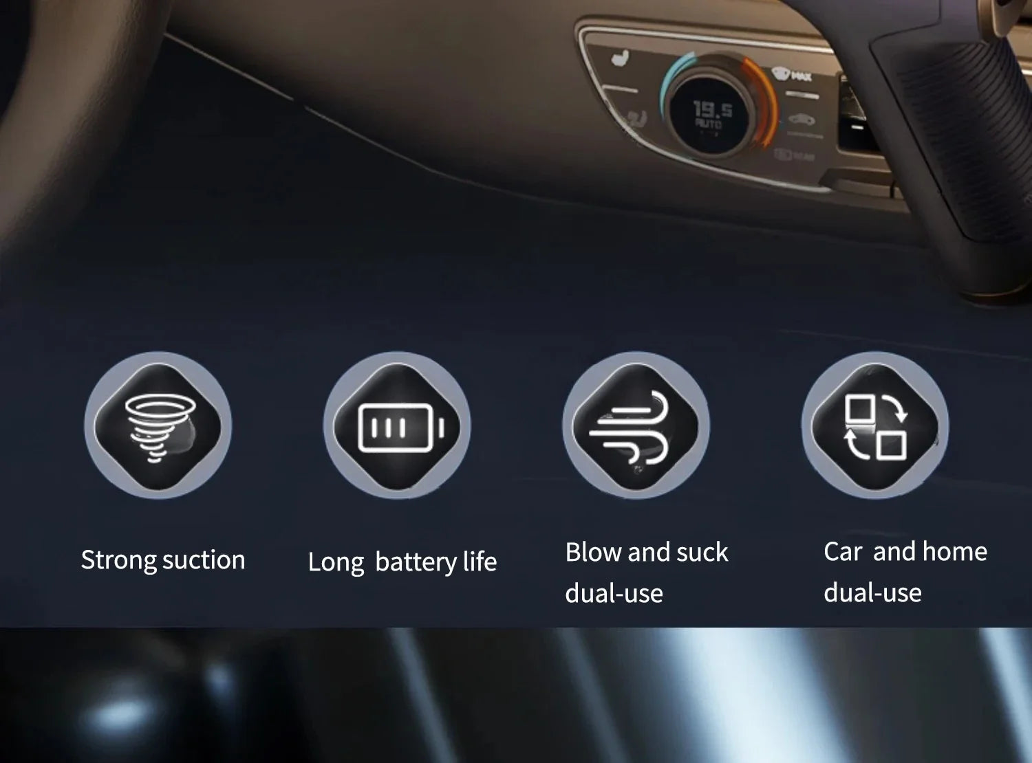 CENRR 98000PA Krachtige Mini Auto Stofzuiger Snoerloos Draadloos Auto Reinigingsapparaat Handheld Draagbare Stofzuiger Luchtpistool