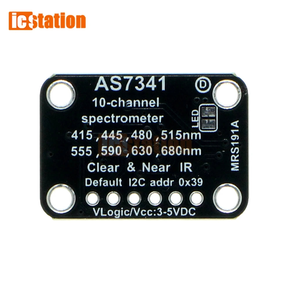 Plaçă de dezvoltare senzor spectral AS7341