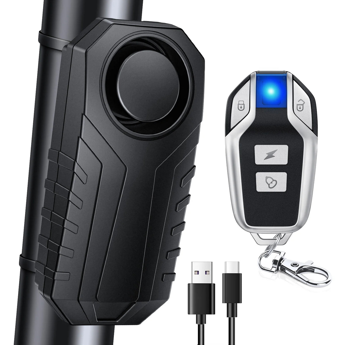 113dB Wireless Motorcycle Alarm with Remote Control