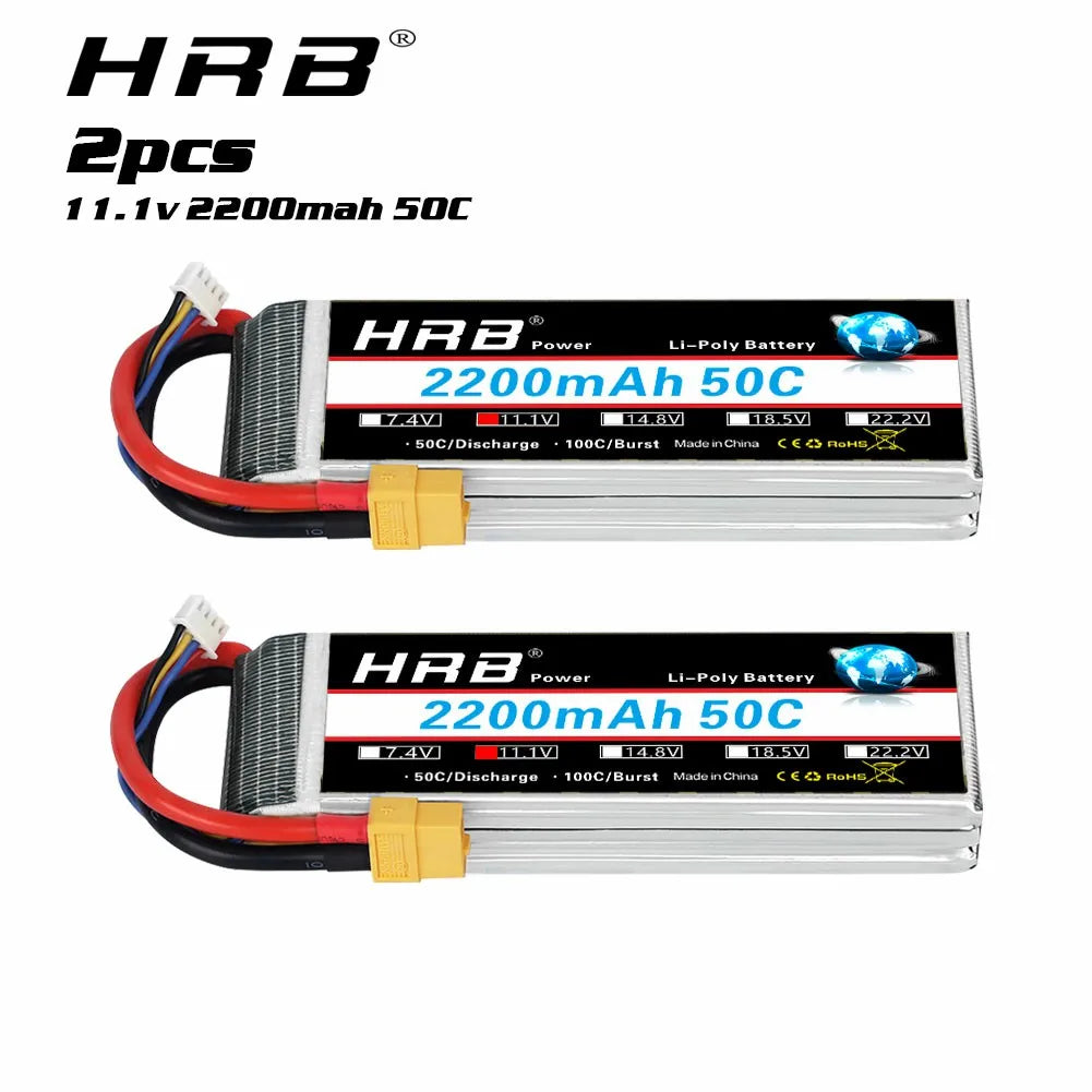 3S 2200mAh Lipo Battery with XT60 Plug for RC Models