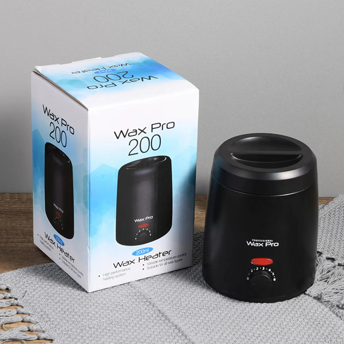 Nastaviteľný elektrický ohrievač vosku s objemom 200 ml, 35 W