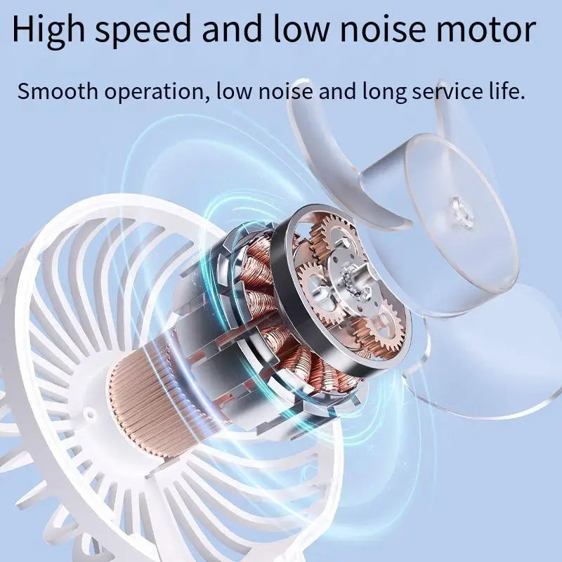 H9 Portable Fan with LCD