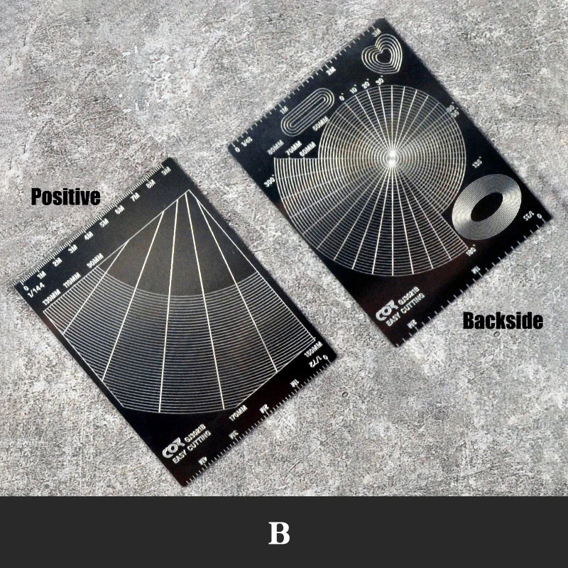 Stainless Steel Model Masking Cutting Template