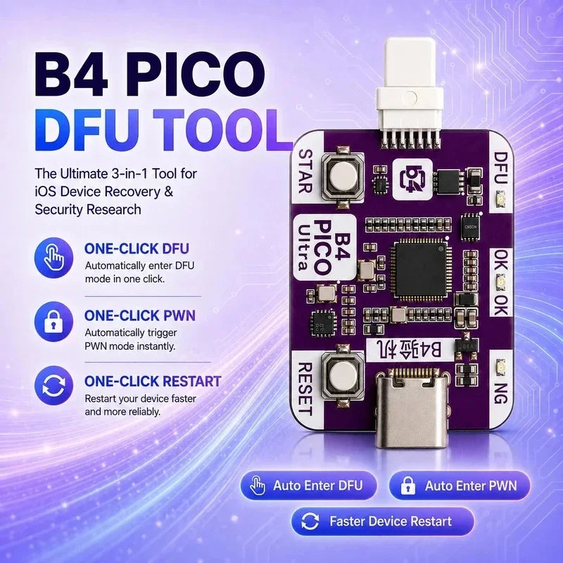 RP2350A Pico 2 Development Board with USB-A and One-Click DFU