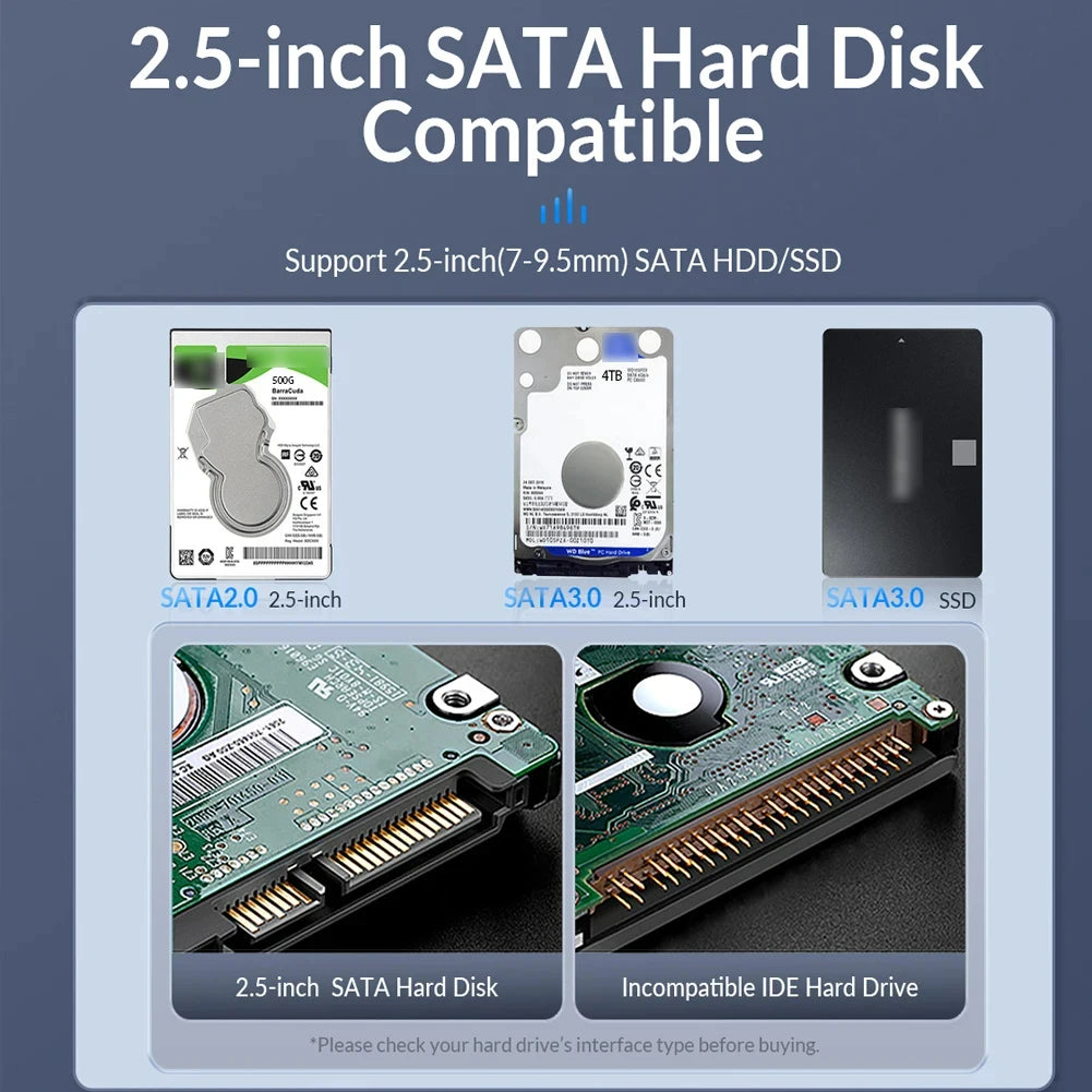 2.5-Inch SATA Drive Enclosure - USB Options