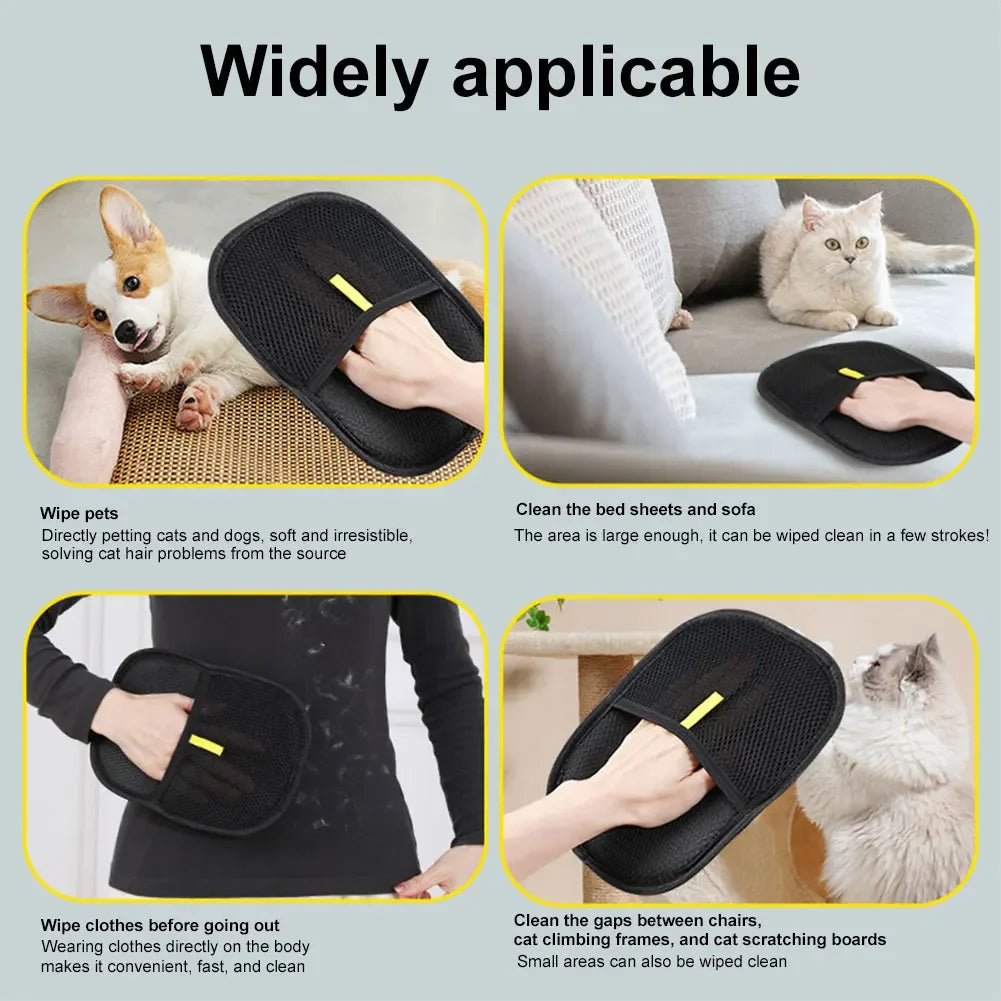 Deshedding Grooming Glove for Dogs, Cats and Rabbits