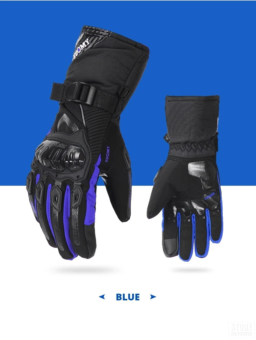 Winter Warm Motorcycle Gloves for Outdoor Riding