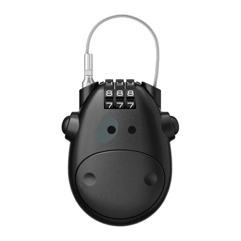 Retractable Combination Cable Lock