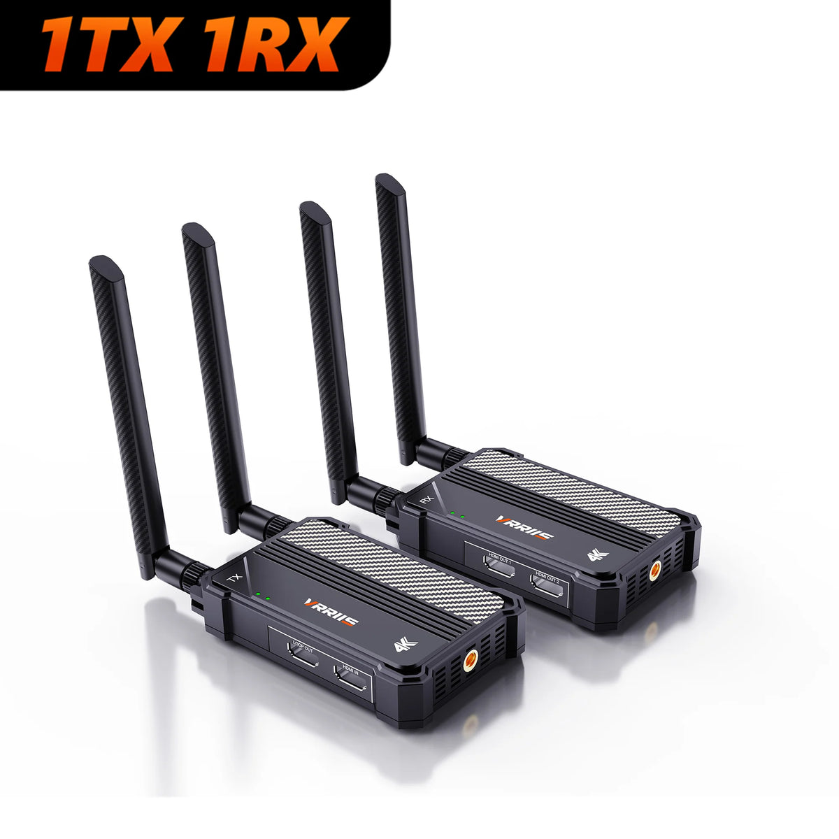 4K Wireless HDMI Transmitter and Receiver 5G Dual Band 350m Extender Kit
