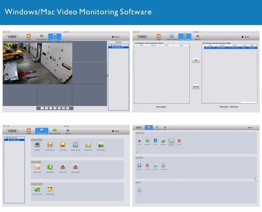 Câmara IP WiFi 4K 8MP para Monitorização Interior