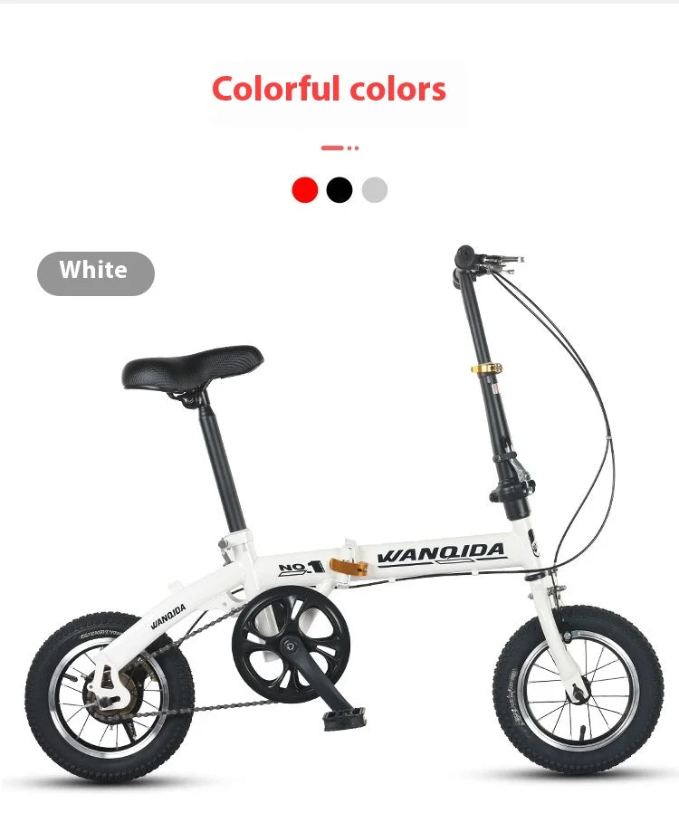 12" Mini Opvouwbare Fiets met Schijfremmen – Compacte Stadsfiets