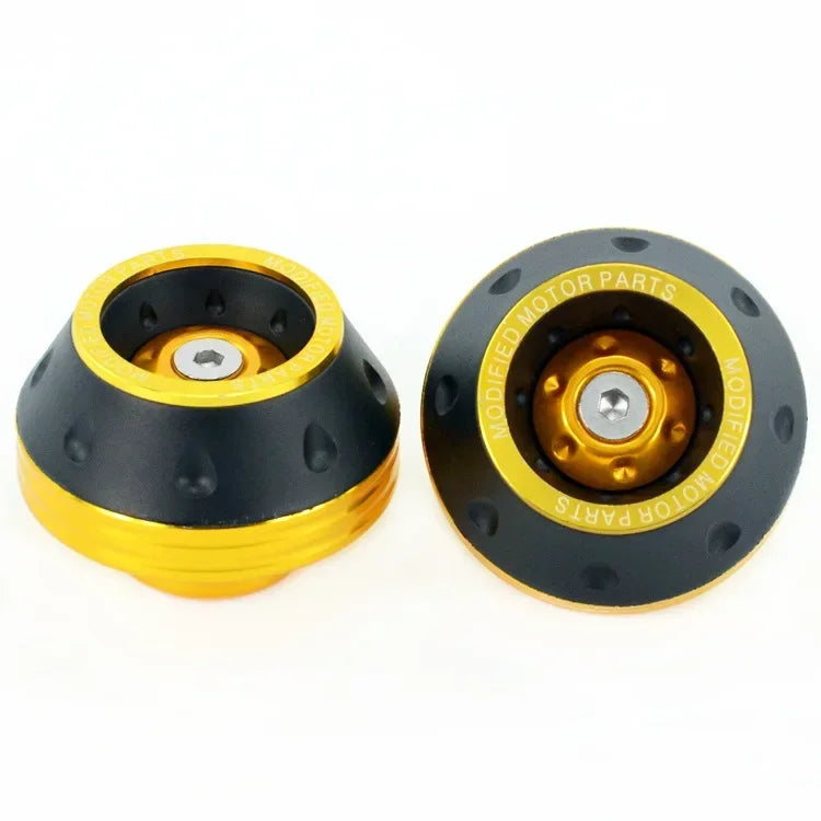 2/4Pcs Universal Motorcycle Wheel Protection Crash Pad Motorbike Crash Protectors Alloy Motocross Falling Front Fork Slider Cups