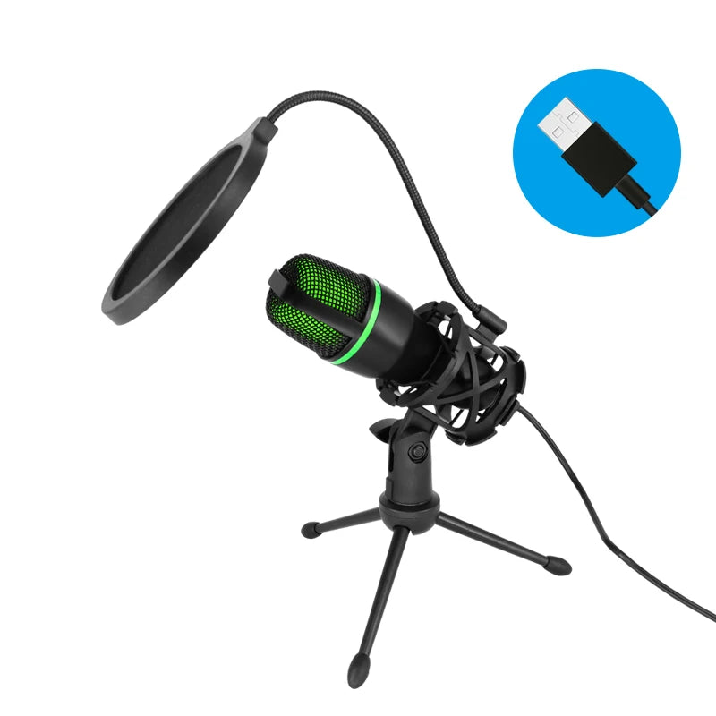 USB Condenser Desktop Microphone