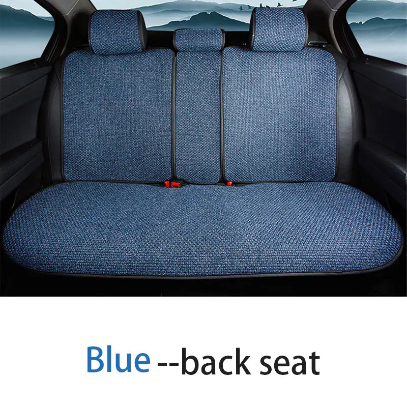 SEAMETAL Breathable Car Seat Cover Sweatproof Linen Automotive Seat Cushion Wear-Resistant Seat Protector for Suv Sedan Truck
