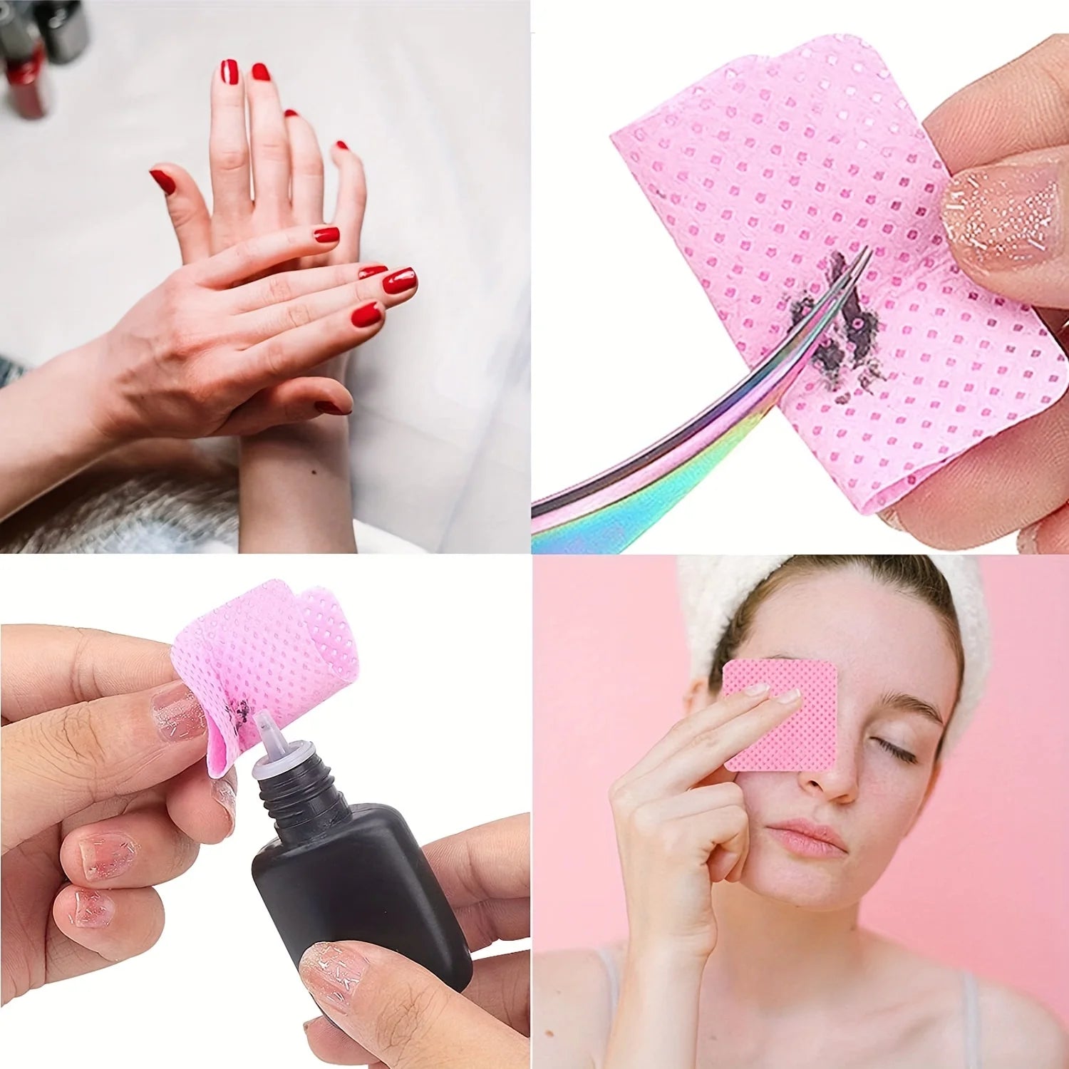 Lint-Free Nail Wipes Gel Cleansing Tissues