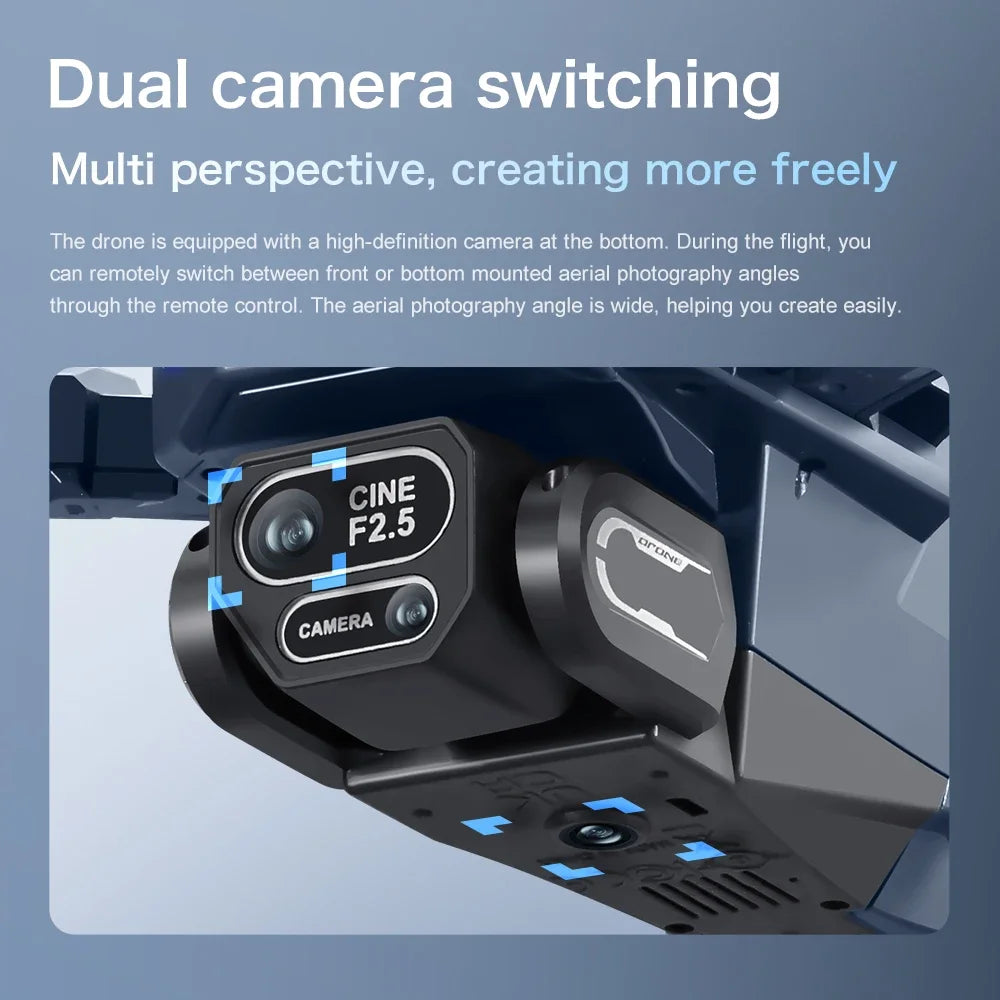Lenovo GT8 8K Camera Drone with Screen, 3 Cameras & 3000m Range