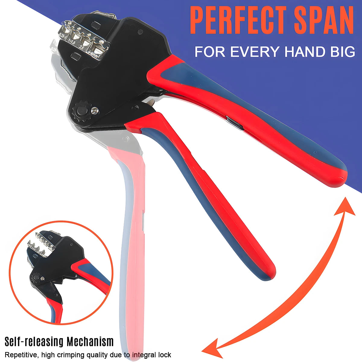 Interchangeable-Jaw Terminal Crimping Tool