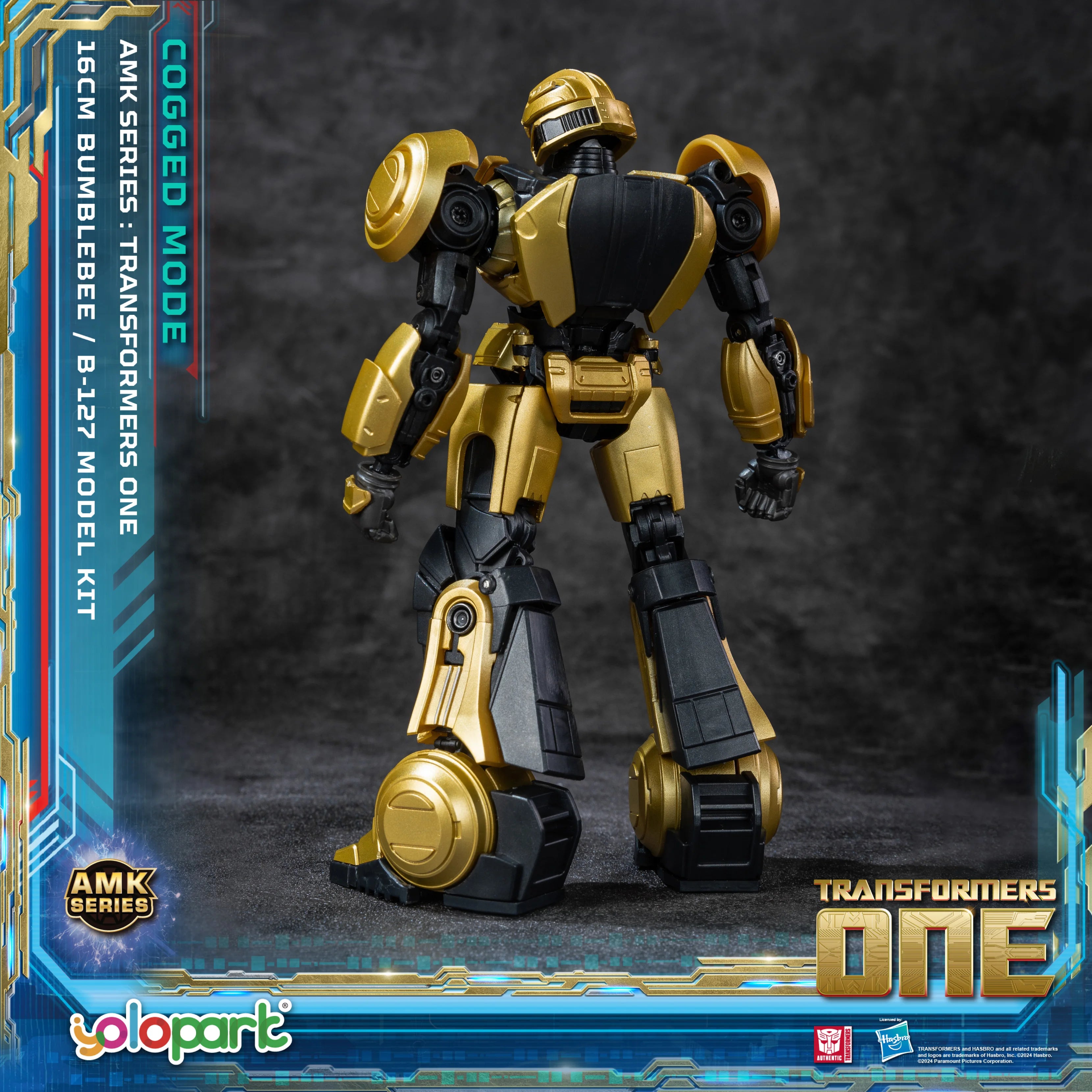 YOLOPARK Bumblebee Transformers figurka v ozubeném režimu
