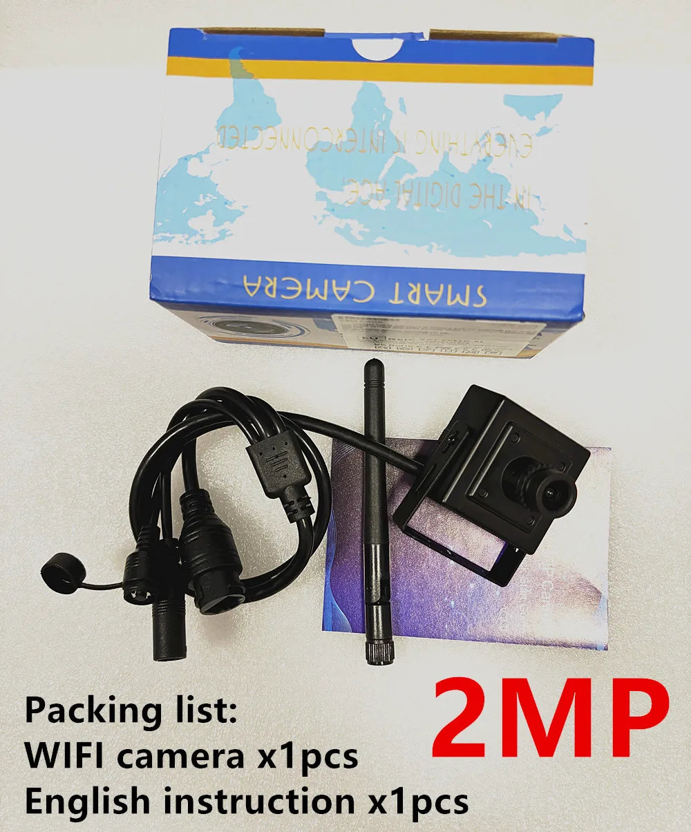 5MP Mini WiFi Security Camera with Audio and Motion Detection