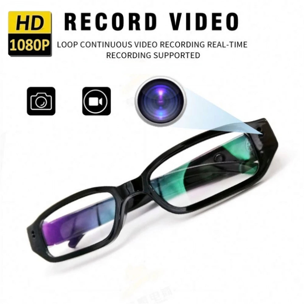1080P HD Wearable Glasses Camera for Outdoor Sports
