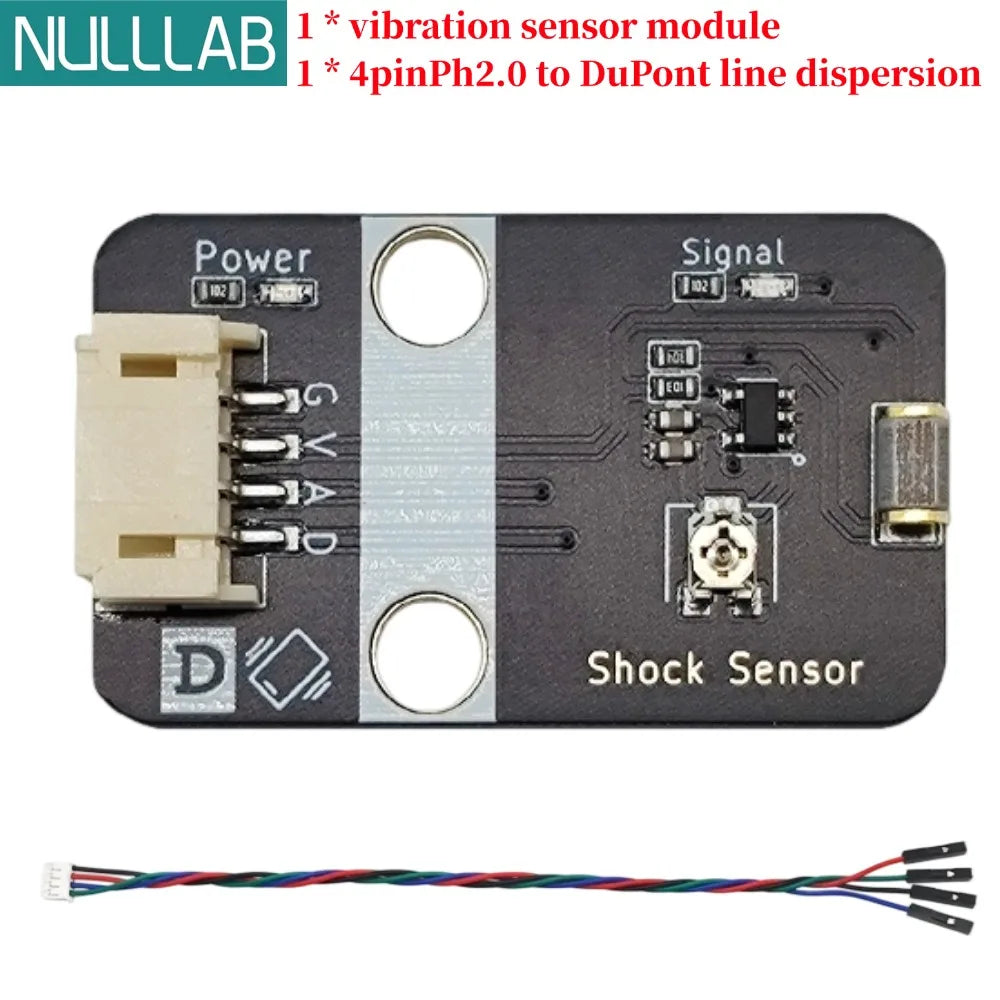Vibration Sensor Module with Analogue and Digital Outputs