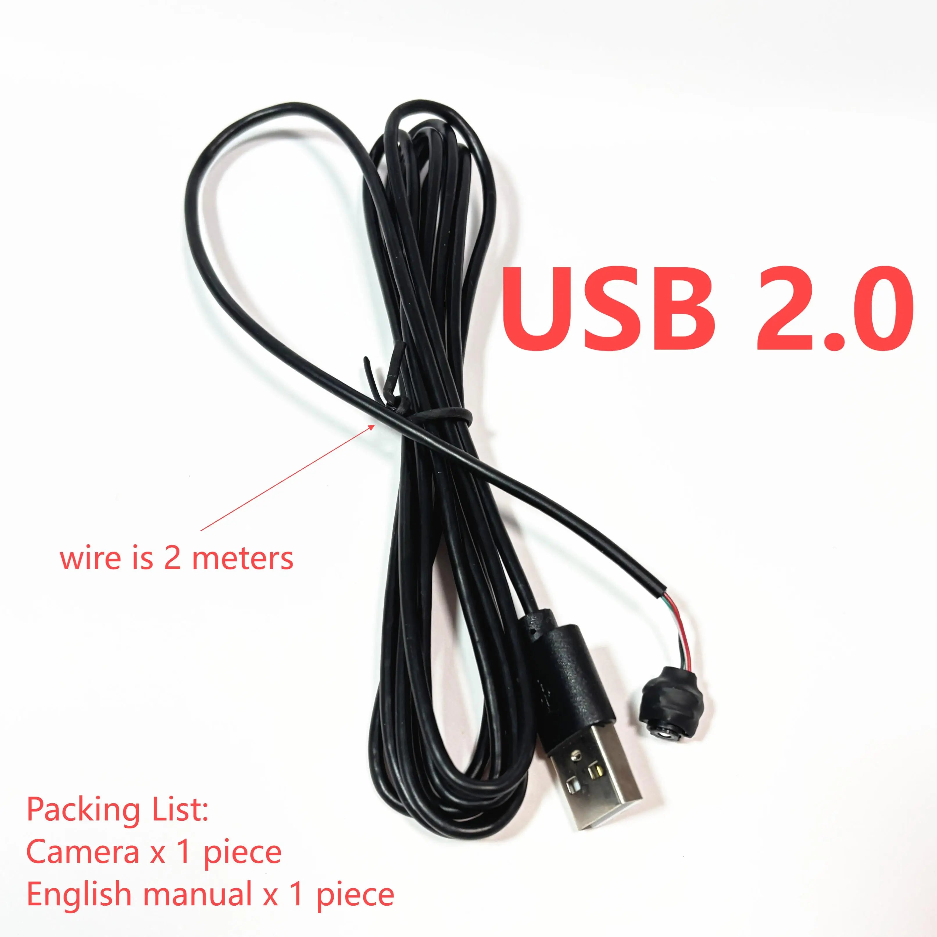 9x9mm Type-C Mini USB-kamera modul, 1080P 2MP indendørs CCTV